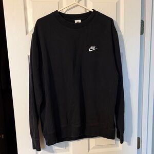 Nike Men's Black Crewneck Sweater
